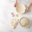 Load image into Gallery viewer, Saint Germain Bakery Premium Round Bread Banneton Basket with Liner - Perfect Brotform Proofing Basket for Making Beautiful Bread - Ultimate Bread Bundle (2x 9" Round Basket)