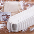 Load image into Gallery viewer, Premium Long Oval Banneton Basket with Liner