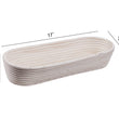 Load image into Gallery viewer, Premium Long Oval Banneton Basket with Liner