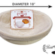 Load image into Gallery viewer, Premium Round Banneton Basket with Liner