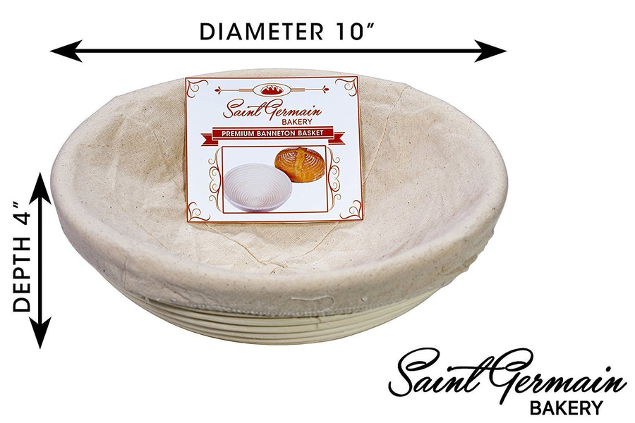 Oruola 4 stuks Proofing Basket Cloth Liner, 8 × 25 × 15 cm linnen doek Oruola 4 stuks Proofing Basket Cloth Liner, 8 × 25 × 15 cm linnen doek
