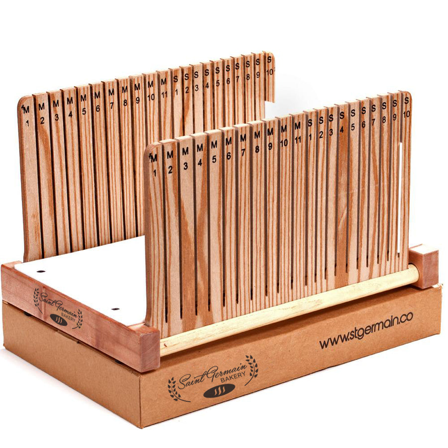 Premium Solid Wood Bread Slicer Board