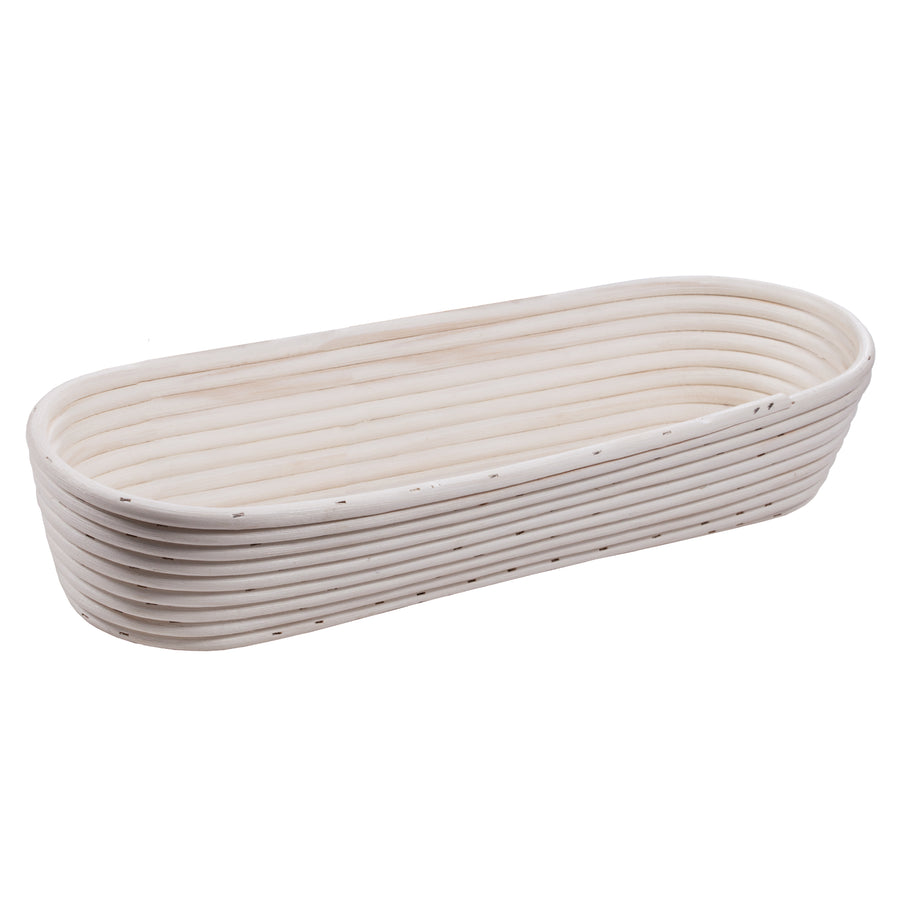 Premium Long Oval Banneton Basket with Liner